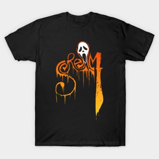 scream VI  (Scream 6) scary horror movie graphic design by ironpalette T-Shirt